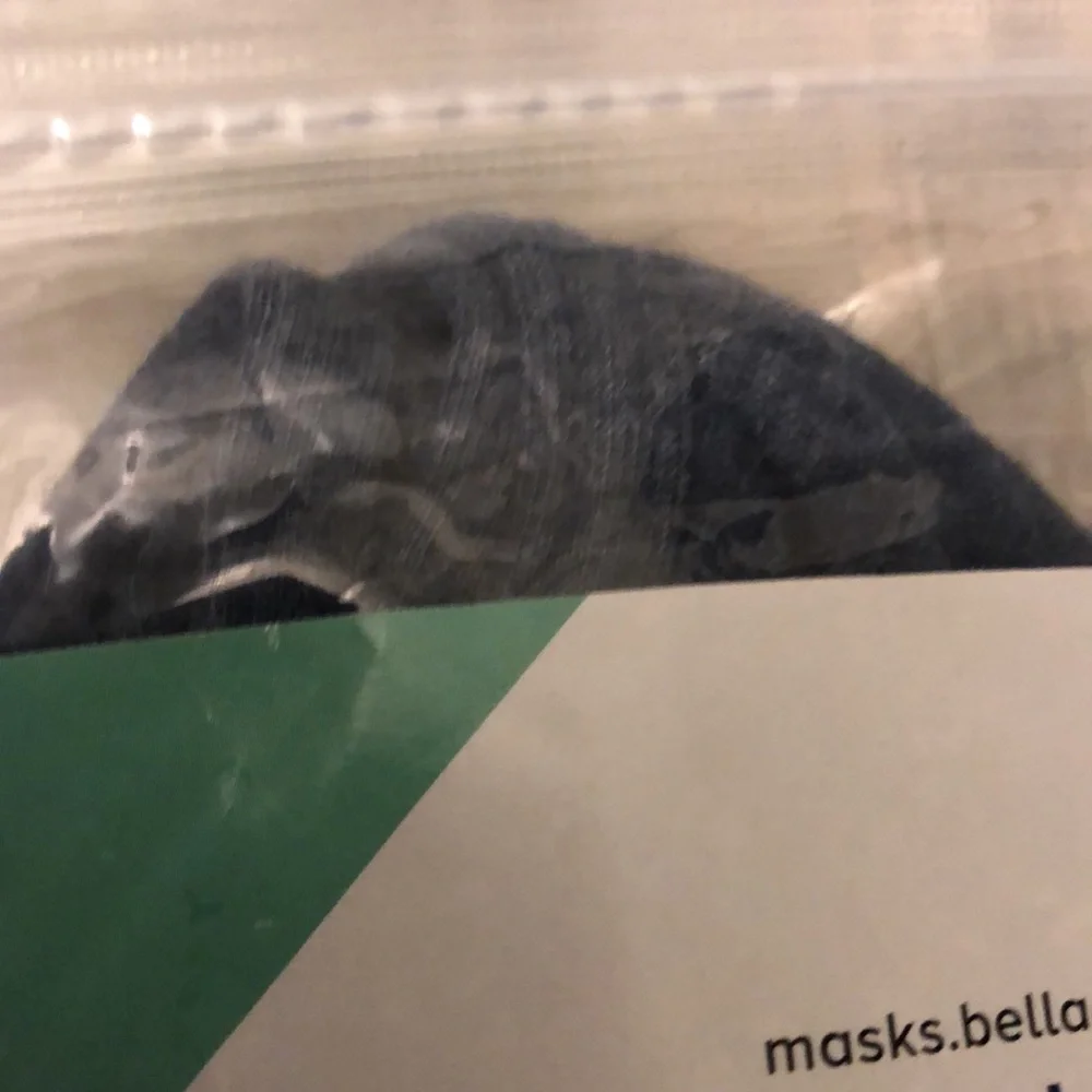 Double ply reusable face masks (5 pack) medium/large